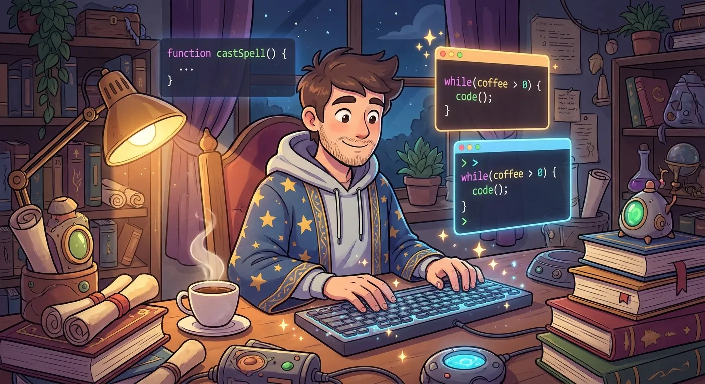 Wizard coding by moonlight
