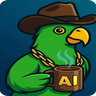Austin LangChain / AIMUG parrot logo